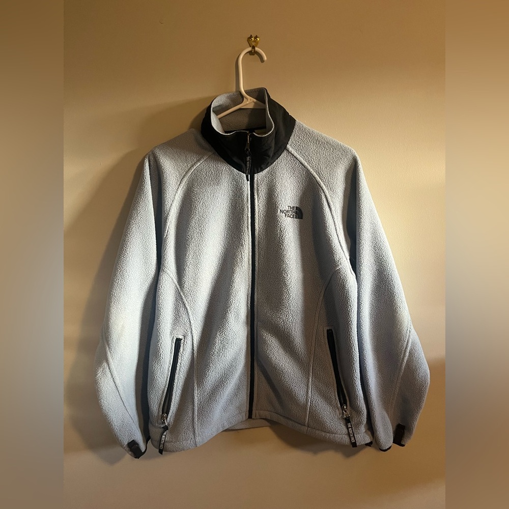 The North Face Vintage Blue Fleece Jacket Size Medium